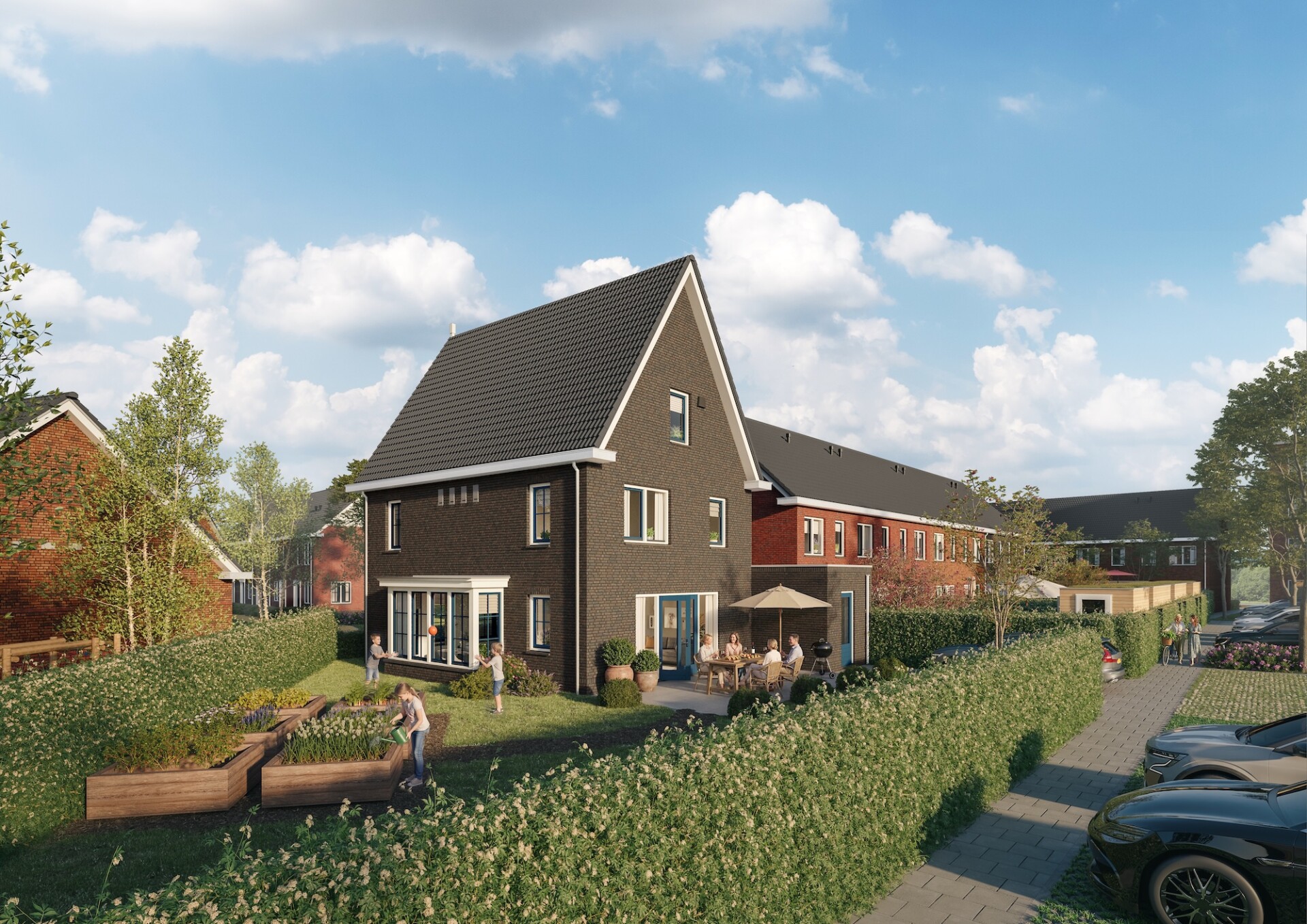 Vrijstaande woningen in De Kreek
